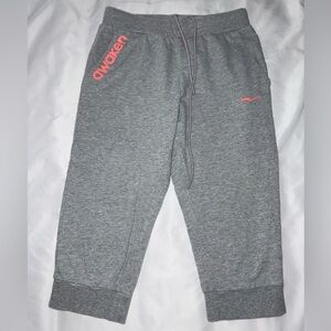 Awake Gray and Pink Jogger/ capri